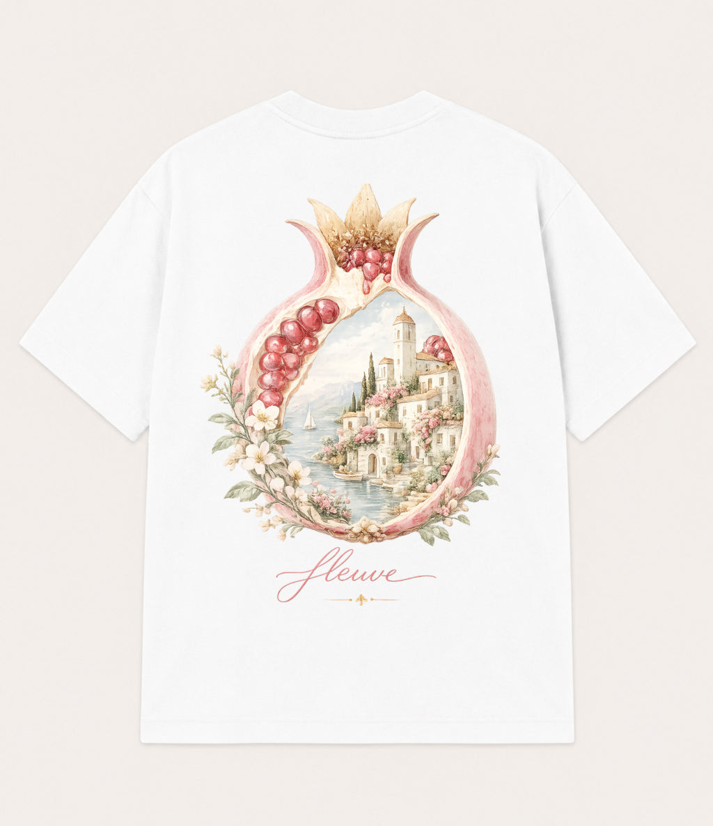 Pomegranate Riviera Tee
