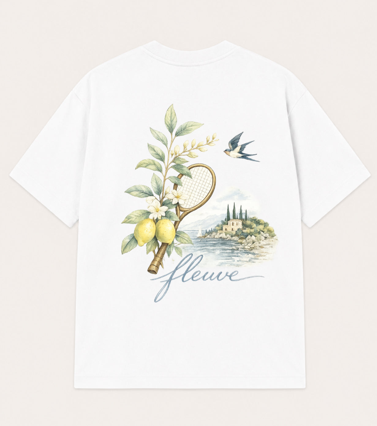 T-shirt de tennis Riviera